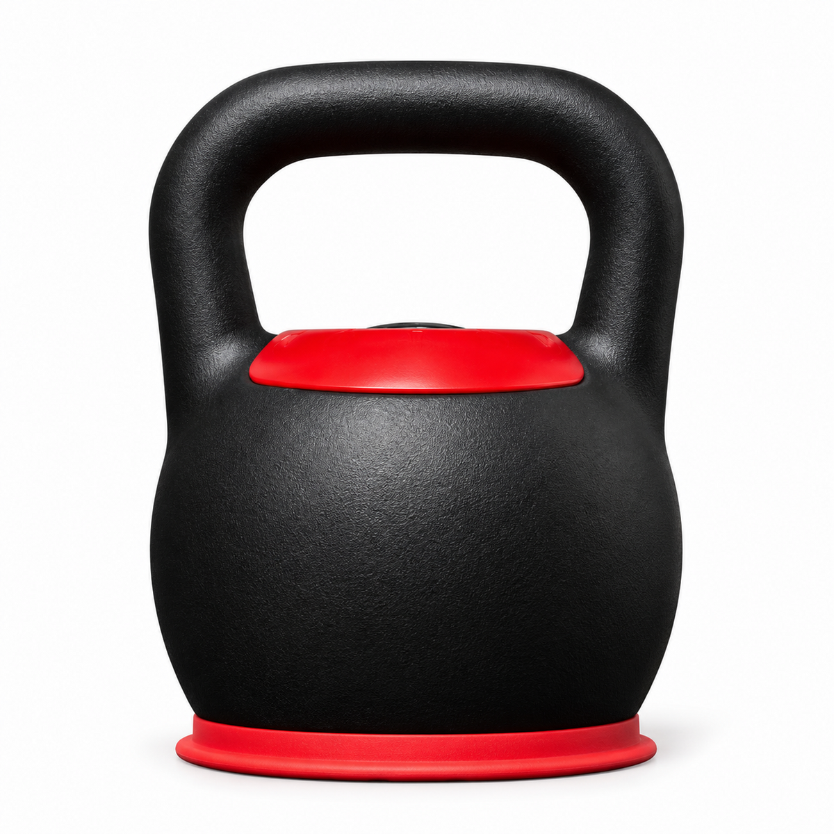 Adjustable Kettlebell, 8–16 kg, Five Settings, Black and Red